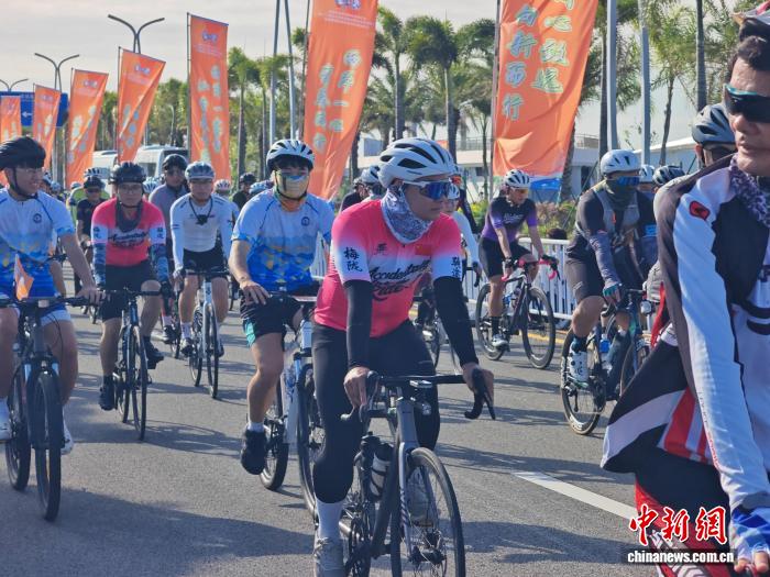 汕尾百里滨海湿地骑行正式拉开帷幕：两岸青年